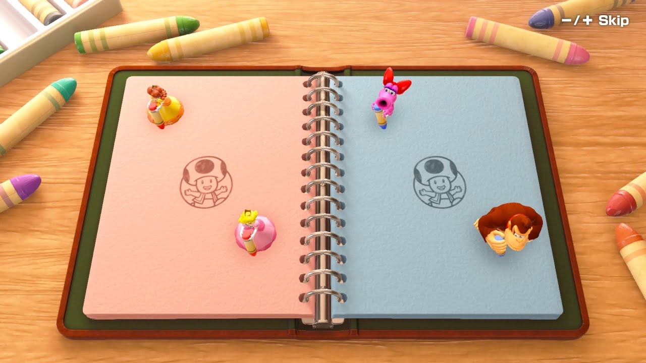 Mario Party Superstars Tag Match Peach & Daisy vs Donkey Kong & Birdo