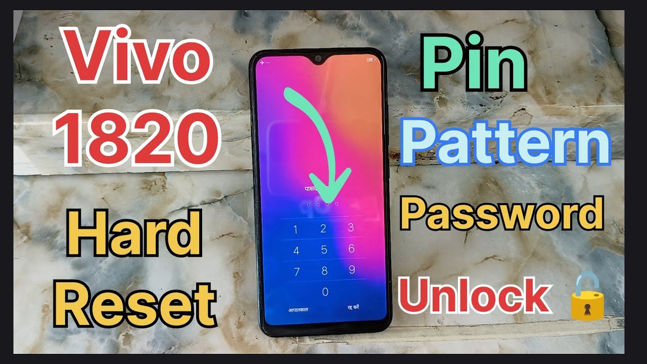 Vivo 1820 Hard Reset kaise kare | Vivo Y91 Pin/Pattern/Password 🔑 unlock | Vivo Y90/91/91i.