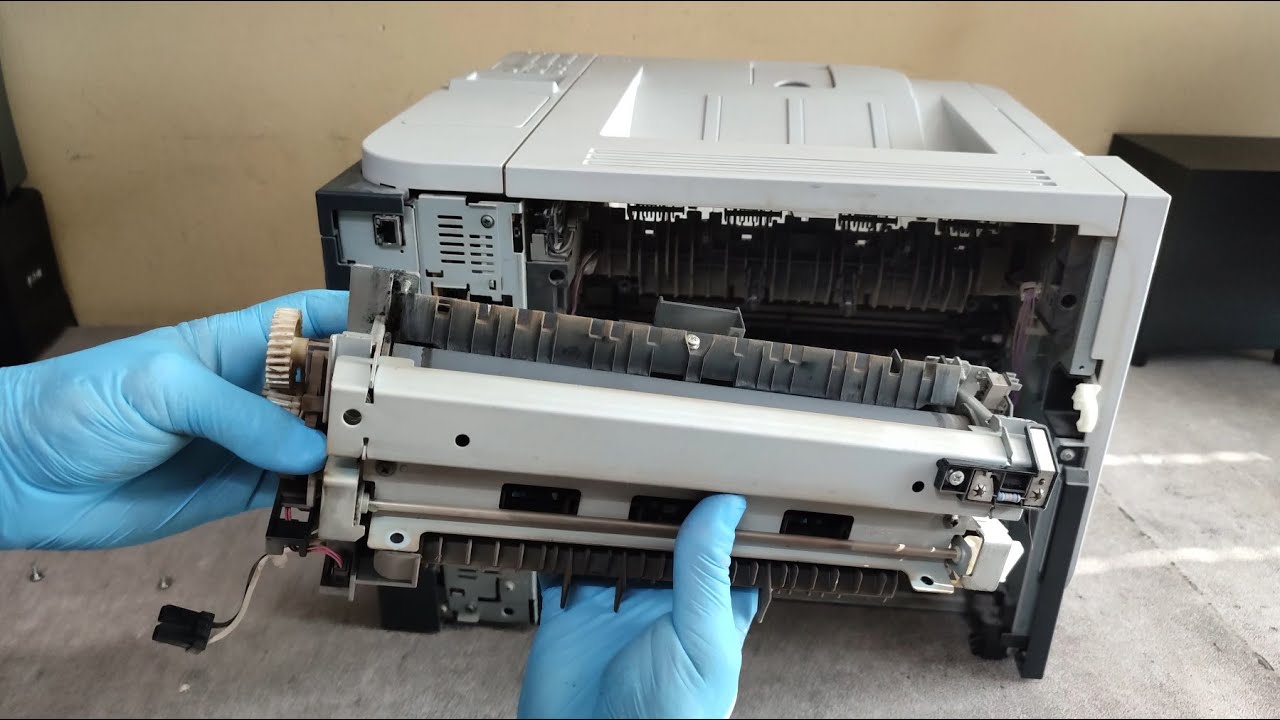 HOW TO REPLACE THE FUSER UNIT ON HP LASERJET P3015