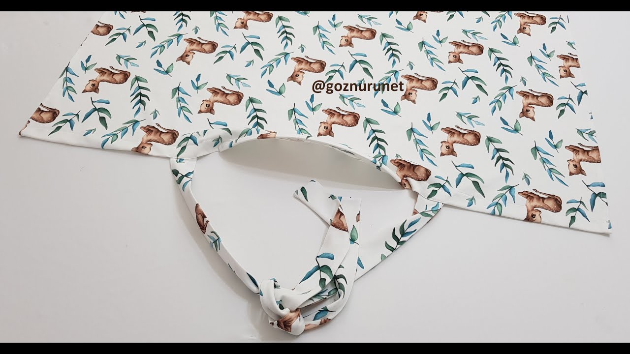 Emzirme Önlüğü Dikimi-Sewing a baby breastfeeding bib