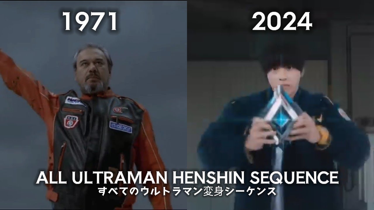 All Ultraman Henshin Sequence (1966-2024)