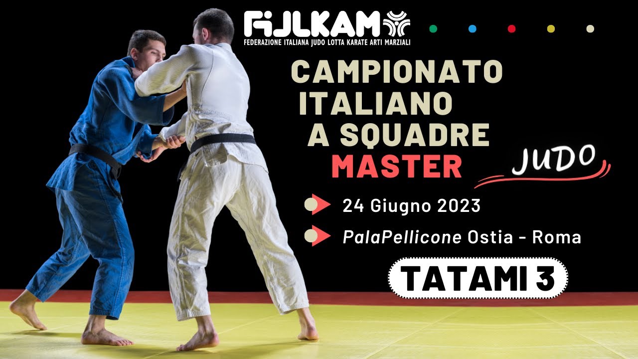Judo 🥋 Campionato Italiano a Squadre Master 2023 ➡️ Tatami 3