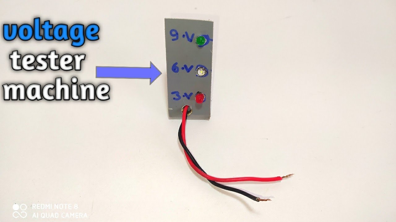 How To Make Battery Voltage Tester At Home. CRAZY project