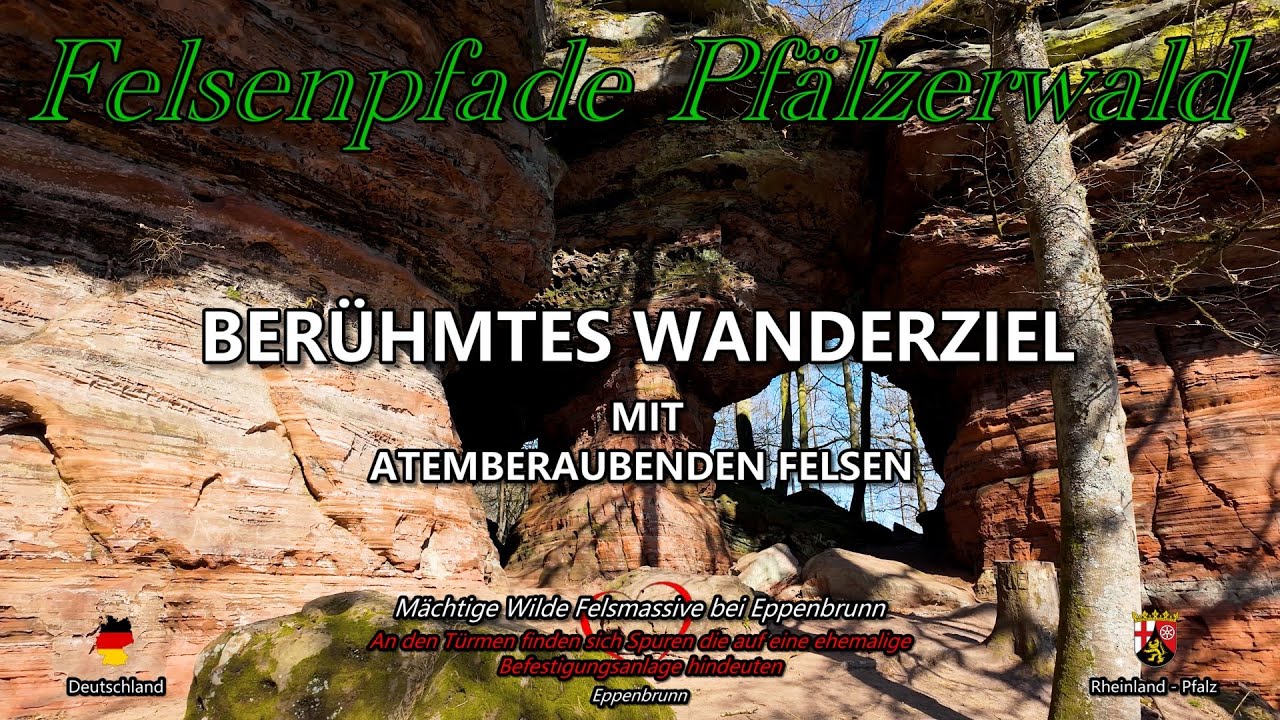 Ein Highlight im Pfälzerwald | Altschlossfelsen | 1,5 km Lang und 30 m Hoch | Eppenbrunn | 🇩🇪