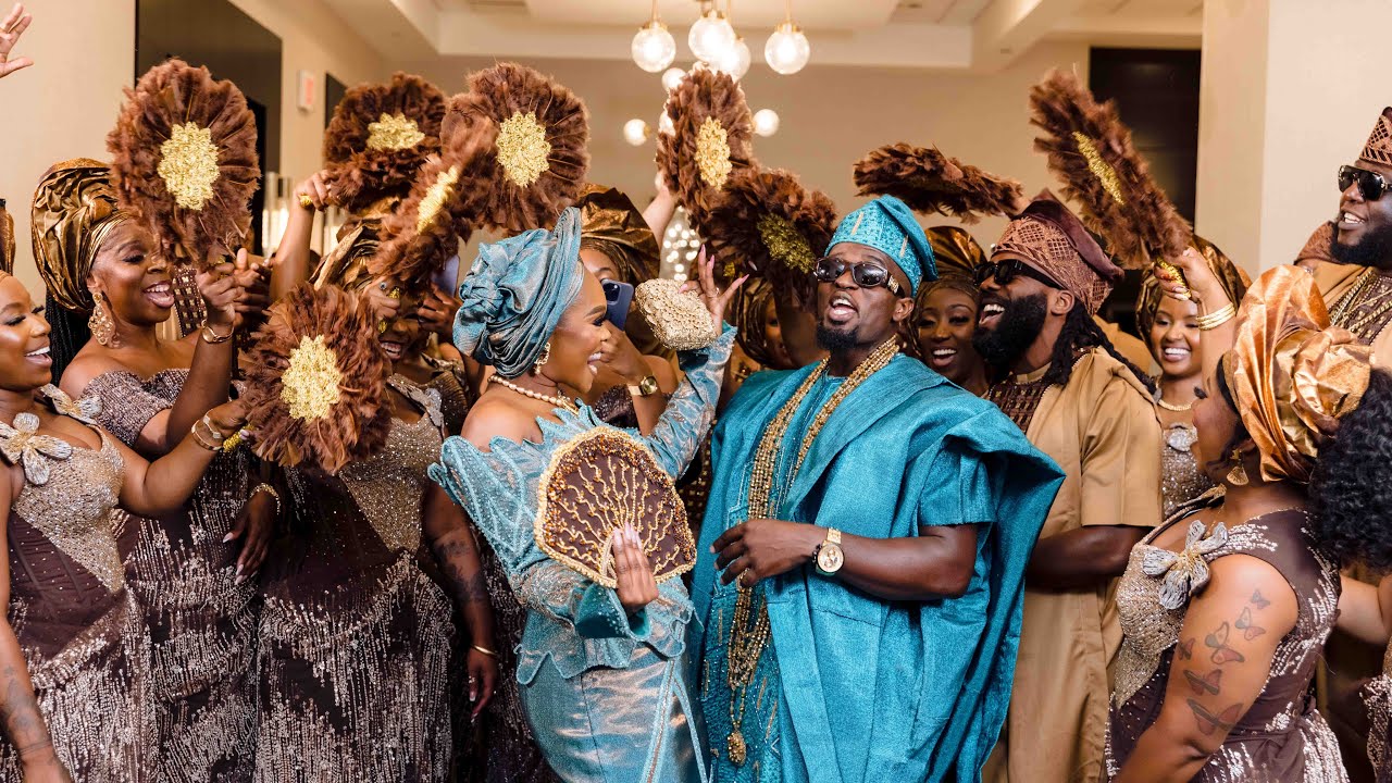 WHEN NAIJA🇳🇬 MEETS HAITI🇭🇹🔥🔥🔥 ~ Must Watch Traditional Wedding Ceremony - Eder & Idris