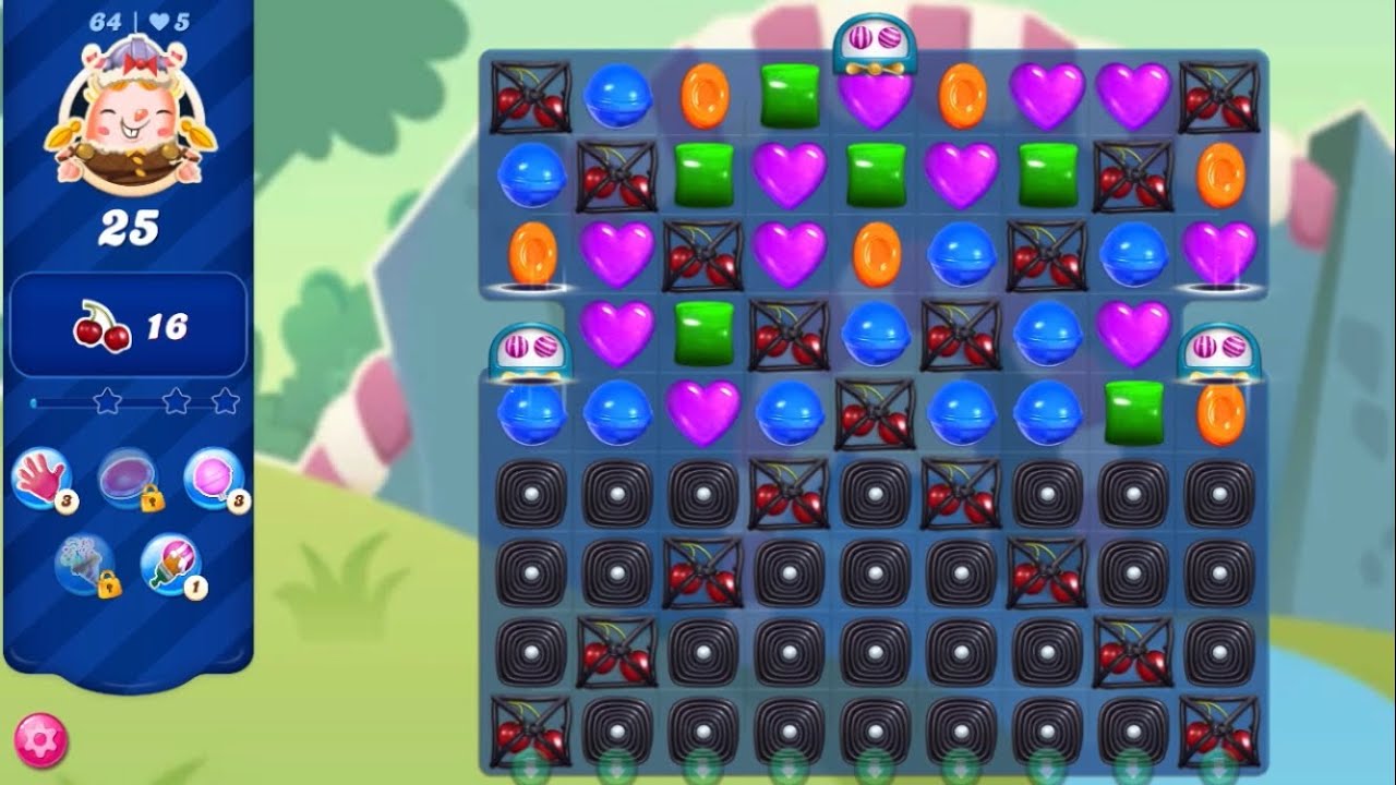 Candy Crush Saga Level 64 (NO BOOSTERS)