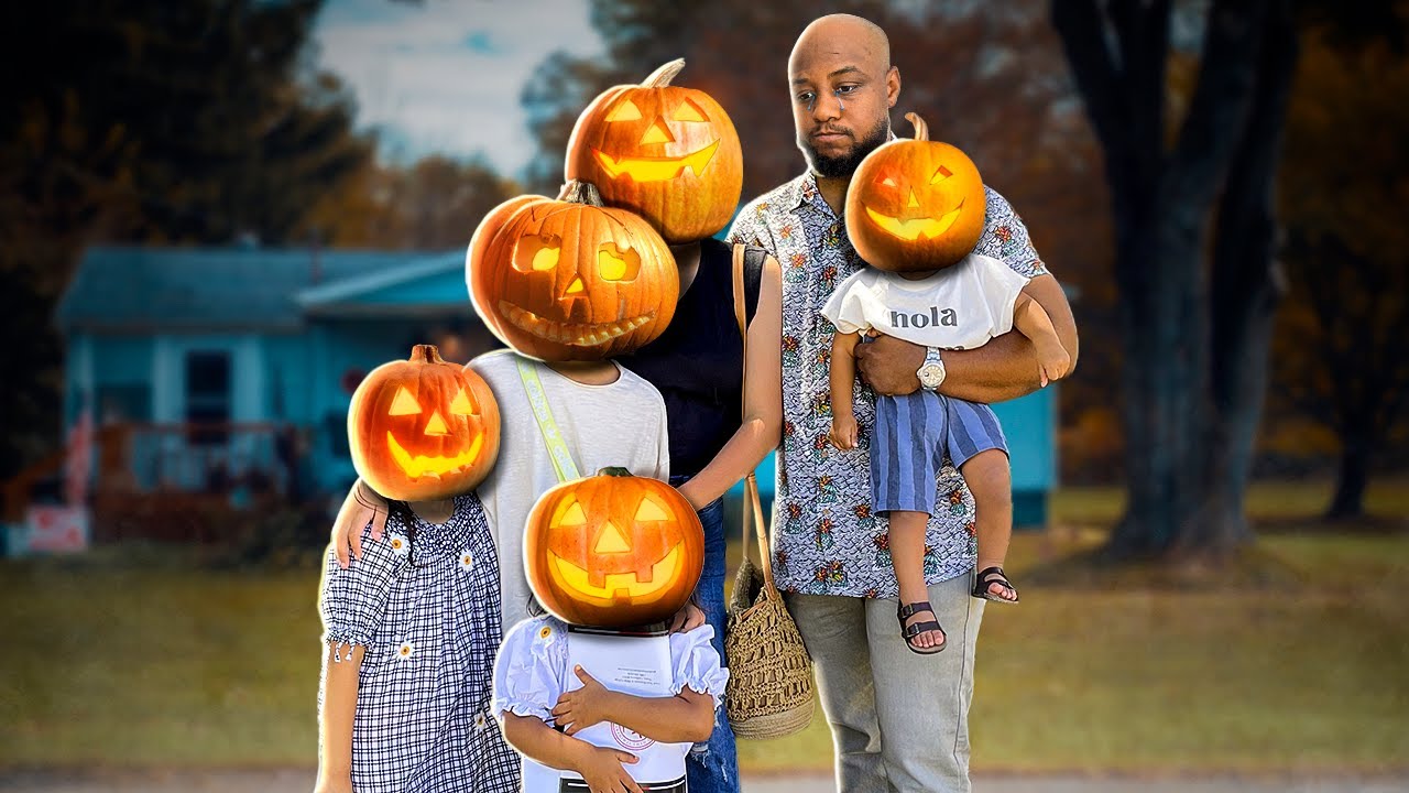 MY FAMILY TURNED INTO PUMPKINS | Pumpkin Eater