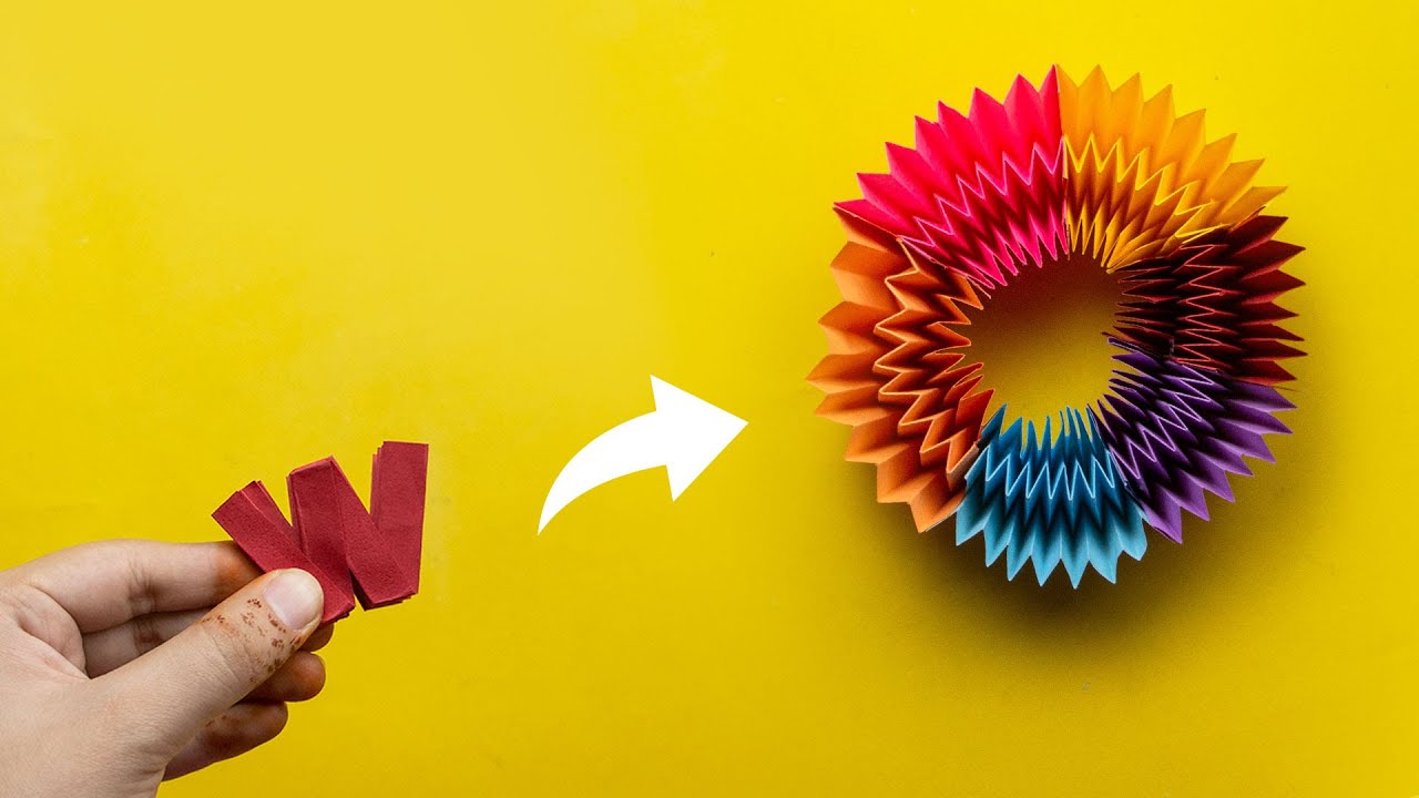 Origami Fidget Toy | Learn to Make Rainbow Antistress Paper Toy at Home | DIY Origami | 92 Crafts