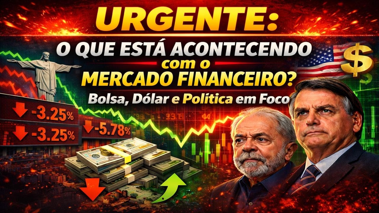 URGENTE: O Que Está Acontecendo com o Mercado Financeiro? Bolsa, Dólar e Política em Foco