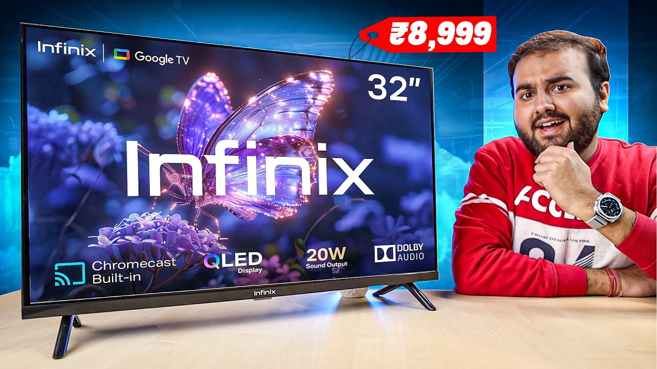 Infinix 32 Inch Google TV at Just ₹8999/- | Best Budget Smart TV? 🤯