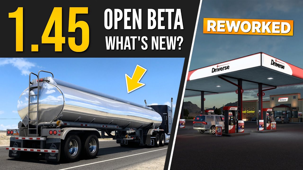 American Truck Simulator -  Open Beta 1.45 | Toast
