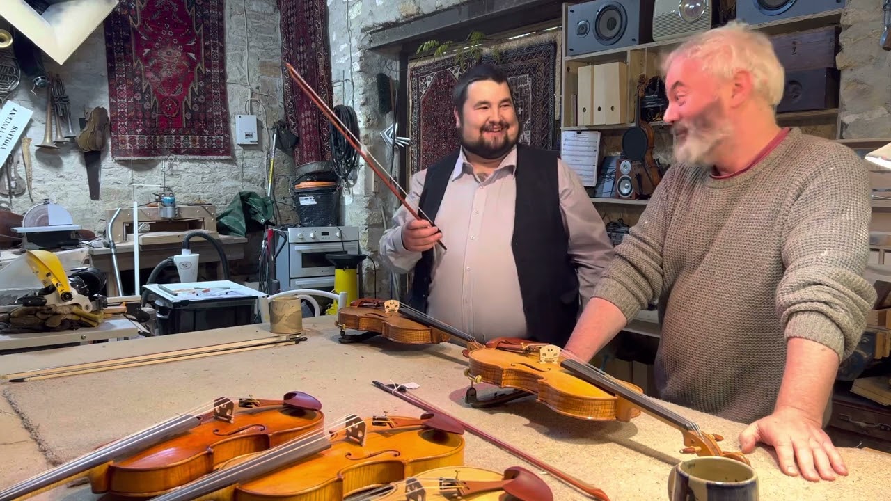 #50 Handmade baroque violin bows by Glen Titmus