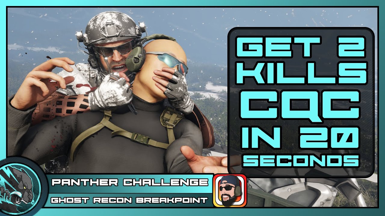 2 убийства менее чем за 20 секунд, используя CQC | Panther Challenge | Ghost Recon Breakpoint
