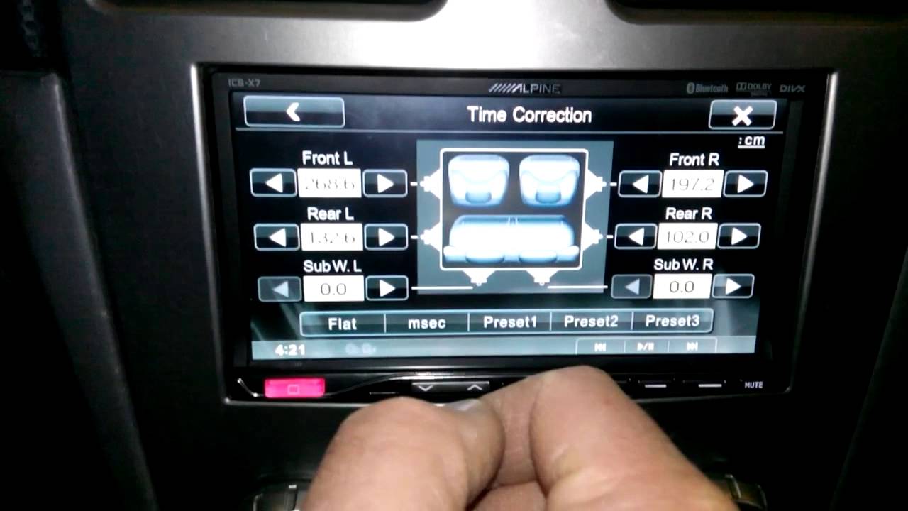 Alpine ICS-X7 Time correction setup error Part 2