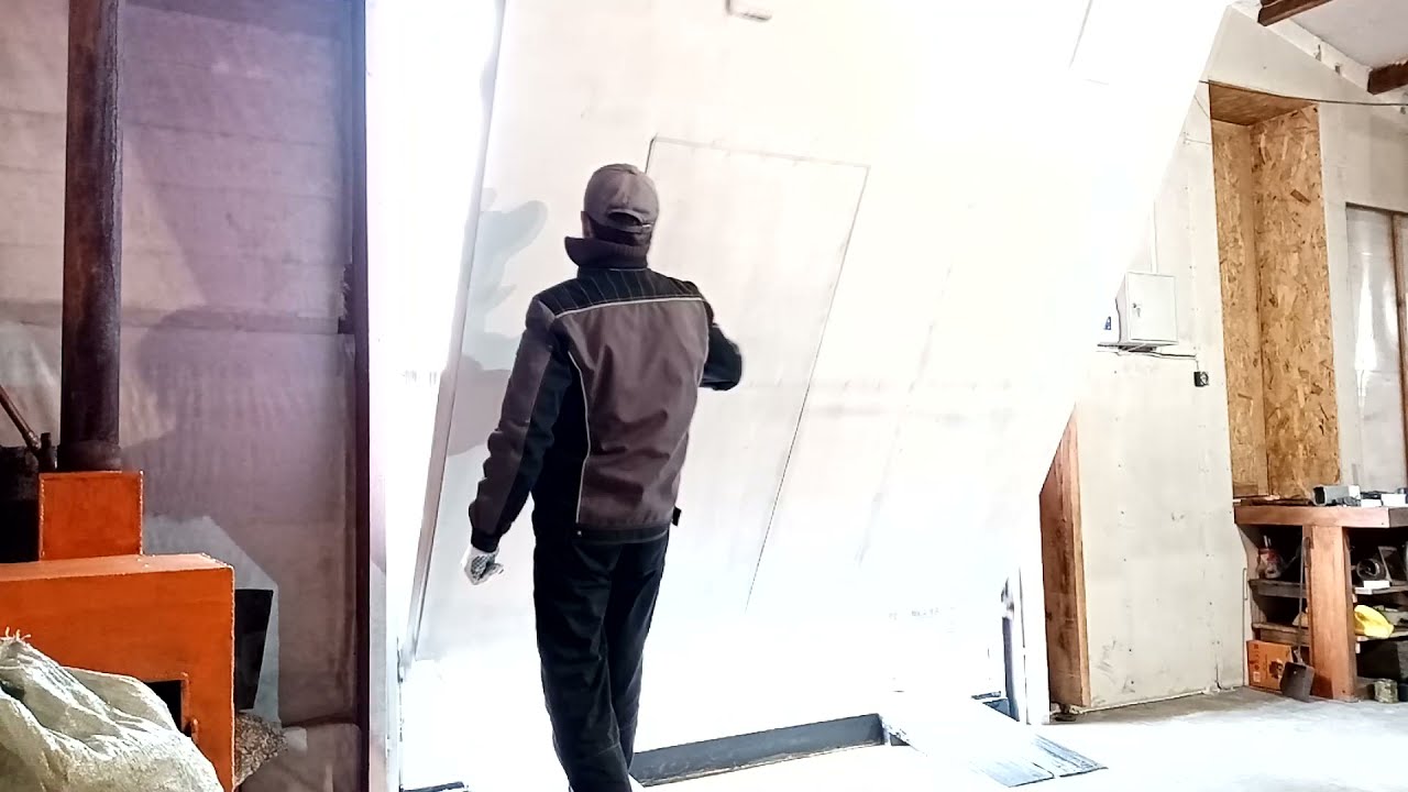 Самодельные подъемные ворота своими руками.  Подробно