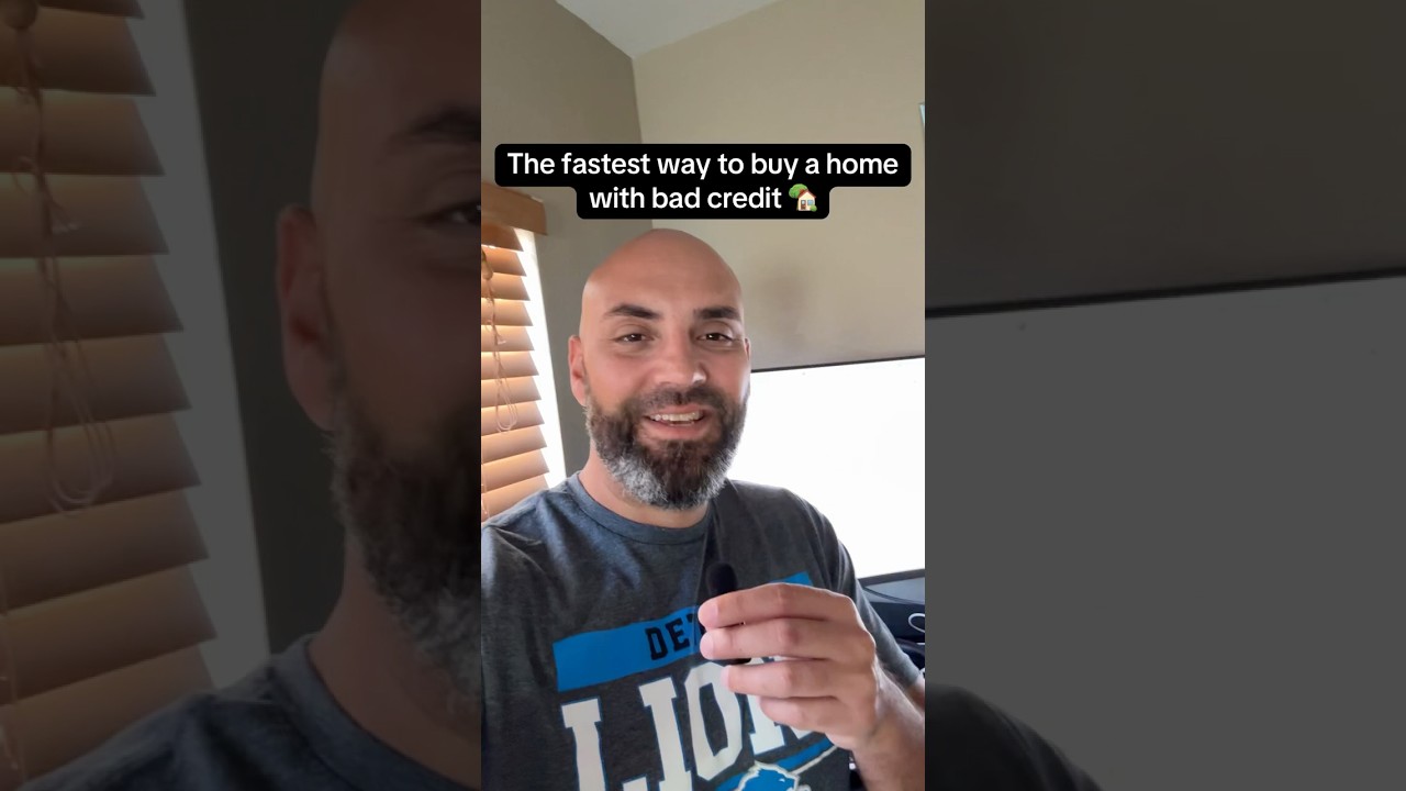 The fastest way to buy a home with bad credit!  #howtobuyahome #howtobuyahouse  #homebuhomebuyers