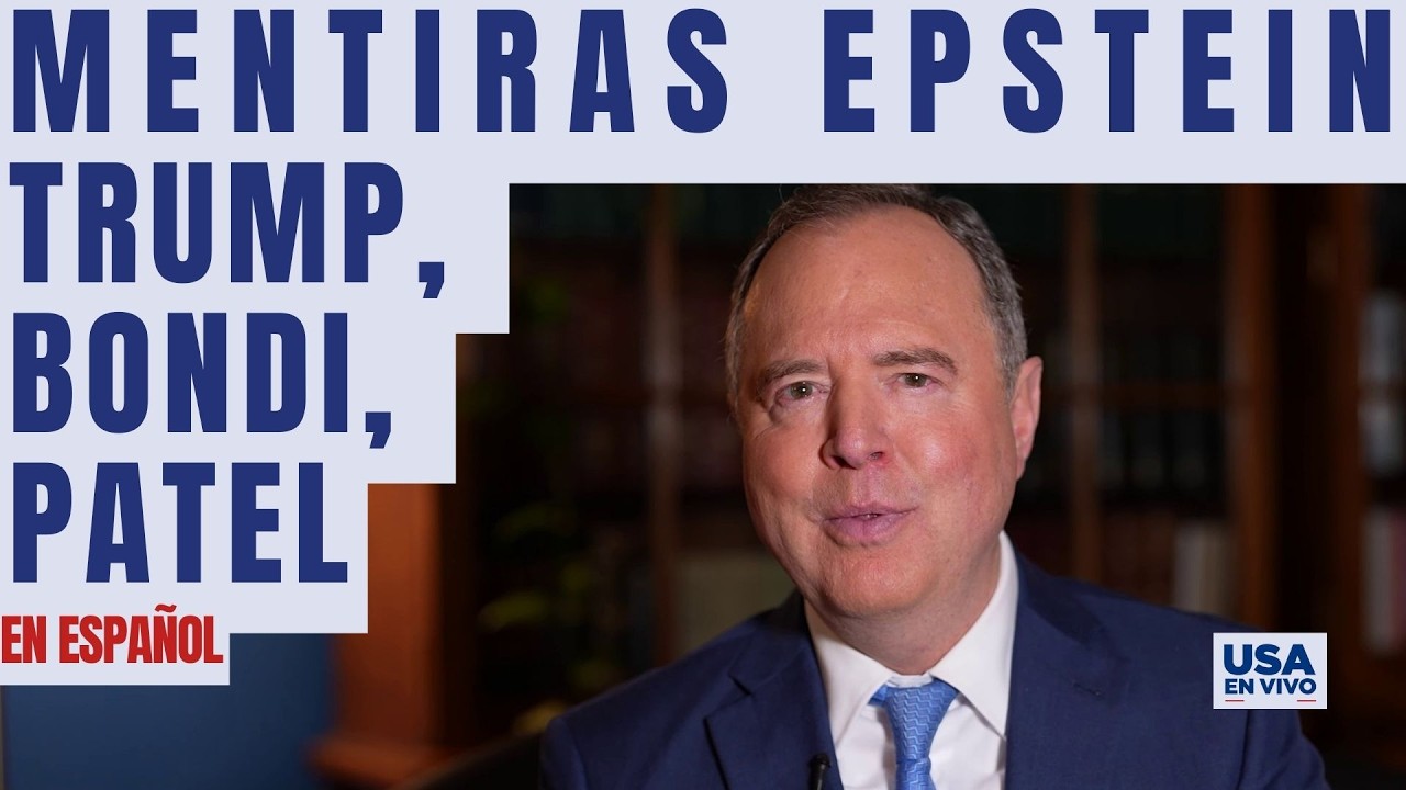Adam Schiff destapa mentiras en archivos Epstein de Trump y Lutnick | USA EN VIVO 🔴