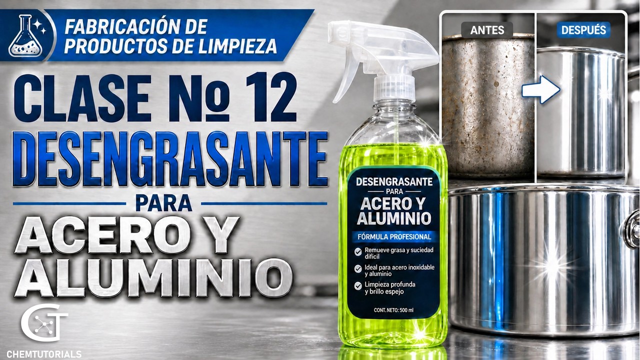 Desengrasante para Acero y Aluminio.