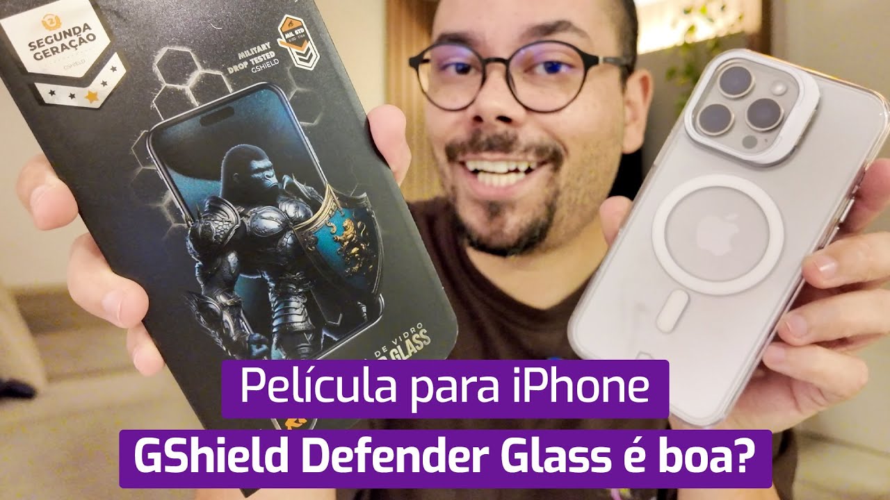 PELÍCULA PARA IPHONE: GSHIELD DEFENDER GLASS PROTEGE MESMO?