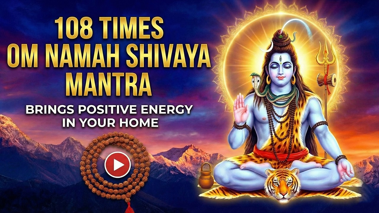 Om Namah Shivaya 108 Times | Powerful Shiva Mantra Chanting for Maha Shivaratri 2026 | Nive's Divin
