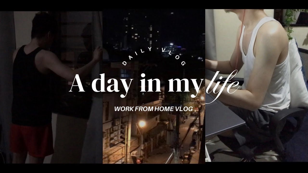 Work from home vlog: Night shift routine 7pm- 4am | tips to survive working at night #shopeetagtowin