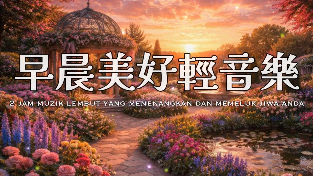 2小時早晨音樂 | 在光與花之間，聽見安靜|2 jam muzik lembut yang menenangkan dan memeluk jiwa anda  #softmusic #引導放鬆