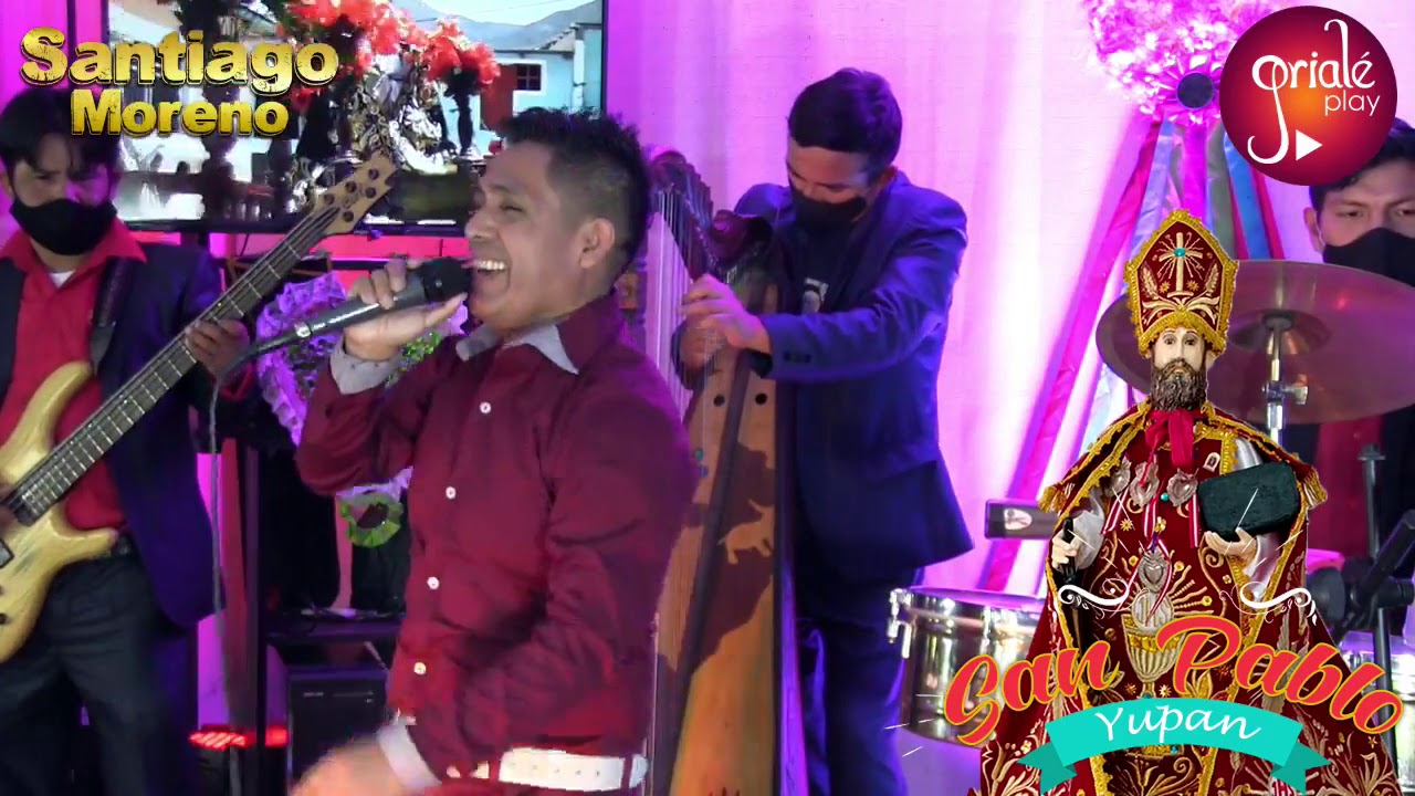 Santiago Moreno y Los imbatibles del Escenario / Cover música Ancashina / Homenaje a San Pablo 2020