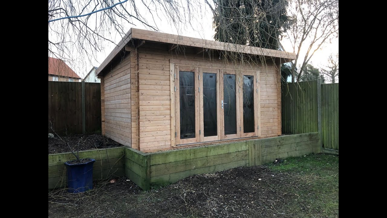 The Lea 1 Summerhouse with Bifold Doors from Cabins Unlimited