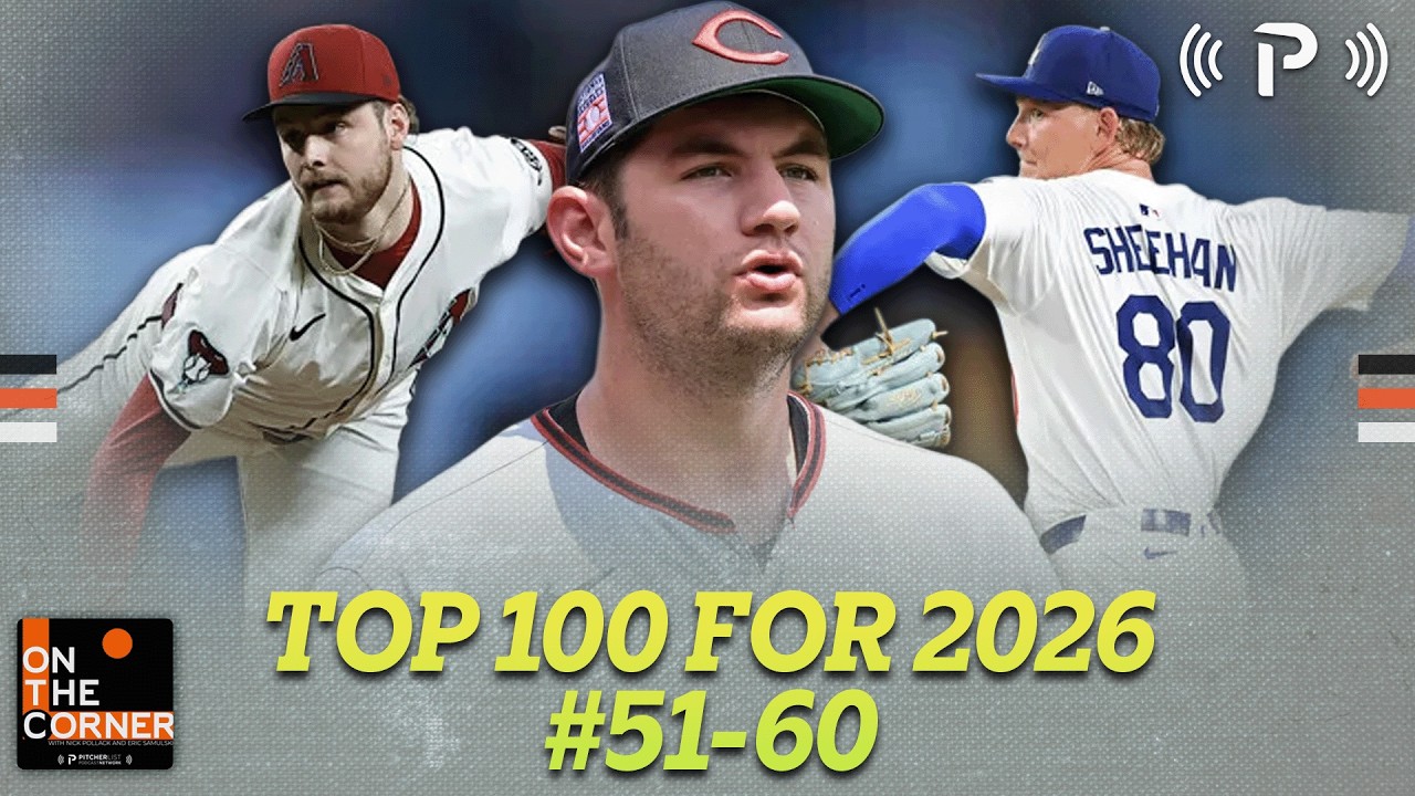 Top Fantasy Baseball Starting Pitchers for 2026 #51-60 I On The Corner EP 600