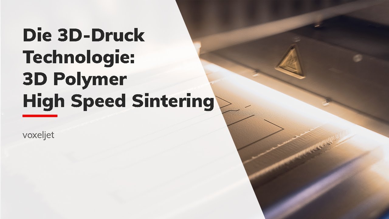 Polymer 3D-Druckprozess High Speed Sintering (HSS)