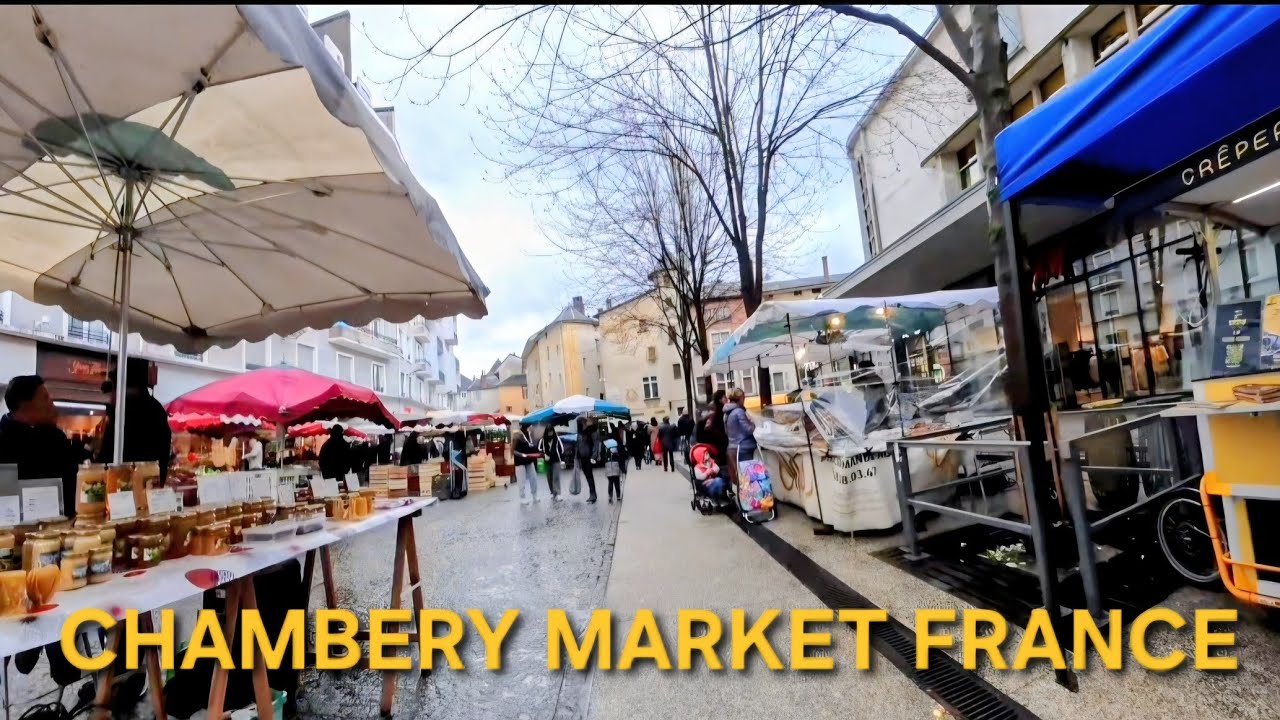 Le March&eacute; de Chambery France.