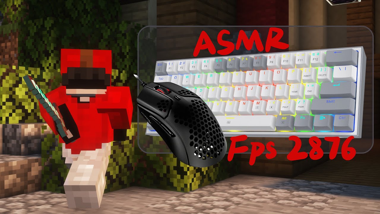 Keyboard + Mouse Sounds ASMR | Hypixel Bedwars