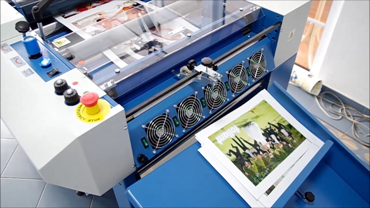 FOLIANT Laminating machine - easy way to make lay-flat photobook
