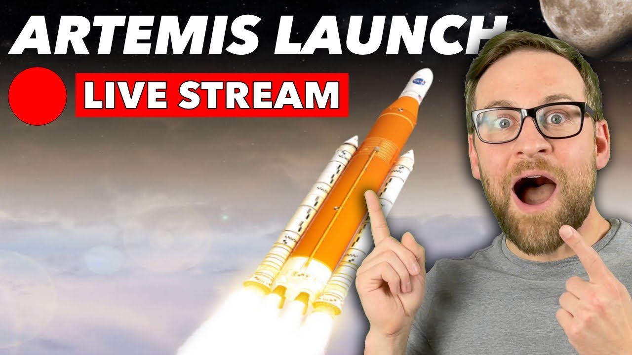 NASA live launch of Artemis 1 to the Moon!