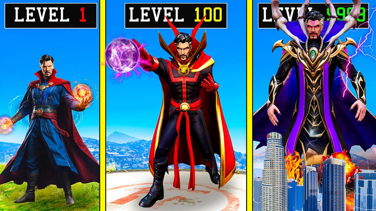 $1 DOCTOR STRANGE to $1,000,000 SUPREME DOCTOR STRANGE in GTA 5!