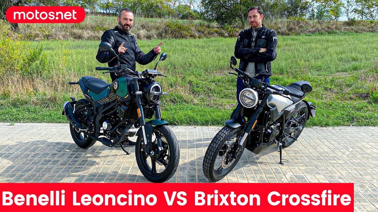Benelli Leoncino 125 vs Brixton Crossfire 125 2022/ Review / 4K /  motos.net.