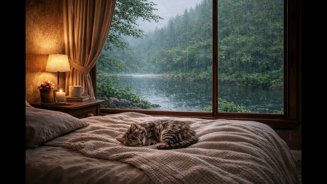 Calm Soft Rain & Gentle Air | Pure Rain Sounds (2 Hours)  静かに続く小雨と空気音｜Pure Soft Rain（2時間）