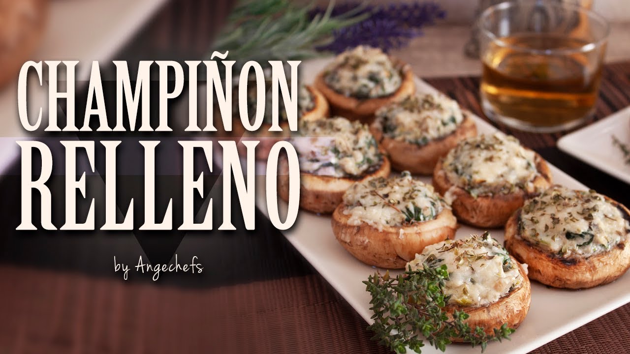 Champiñones Rellenos · Receta Fácil y Rápida