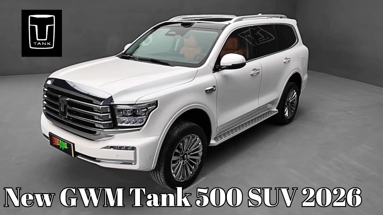 Close-Up Details in Studio Shot | GWM Tank 500 SUV 2026