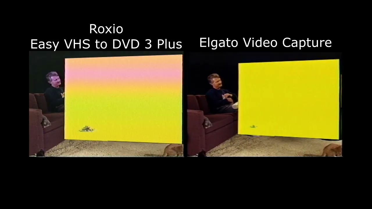Roxio Easy VHS to DVD 3 Plus vs. Elgato Video Capture (VHS Comparison)