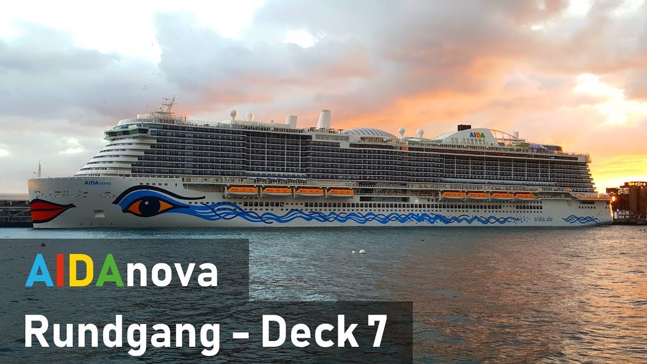 AIDAnova - Deck 7 - 360&deg; Rundgang