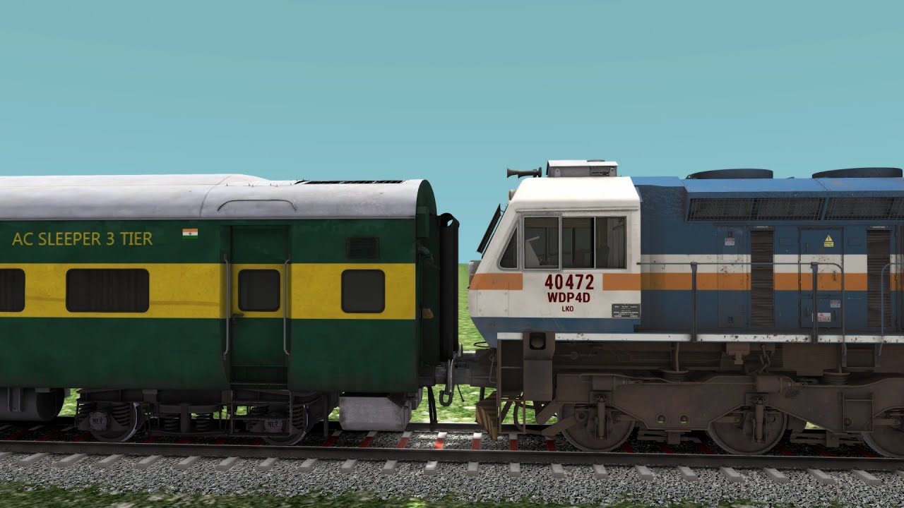 Loco Capling joined ICF Coch with WAG9 | Train Simulator| #gameplay 