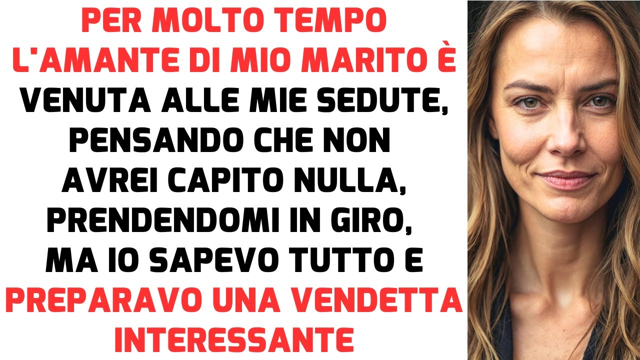 Per Molto Tempo L'amante Di Mio Marito È Venuta Alle Mie Sedute, Pensando Che Io Non Sapessi Nulla