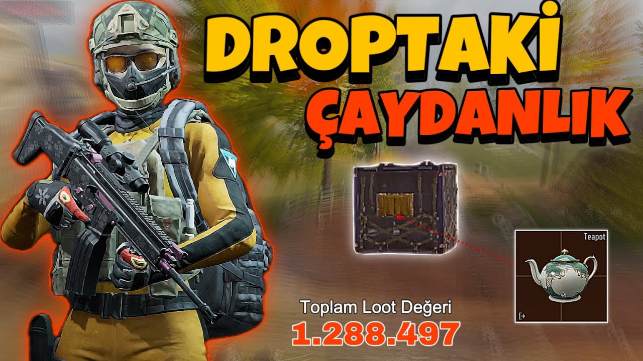 Droptan Çaydanlık Çıkarmı ? Vadi Haritası Scar-L Gameplay 🔥 Arena Breakout