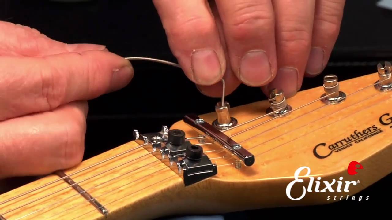 How to Restring an Electric Guitar with a Floyd Rose Tremolo with John Carruthers | ELIXIR Strings
