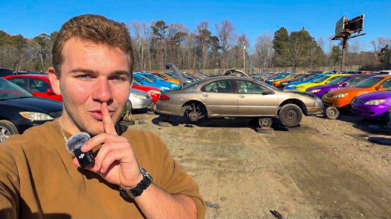 ASMR at a JUNK Yard (public)