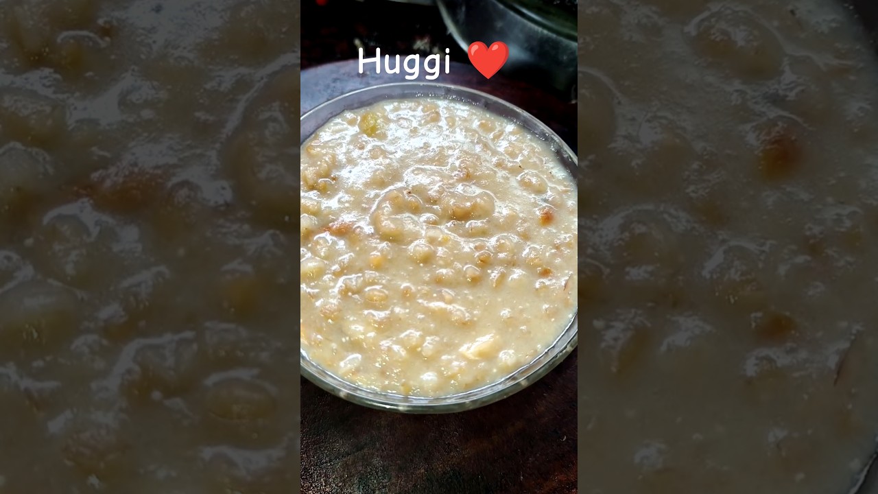 Uttar Karnataka simple ghodi huggi recipe 🤩#shortvideo #uttarkarnataka #youtubeshorts