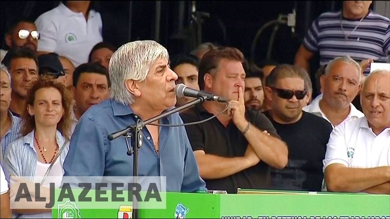 🇦🇷 Argentina's unions stage mass protest against austerity