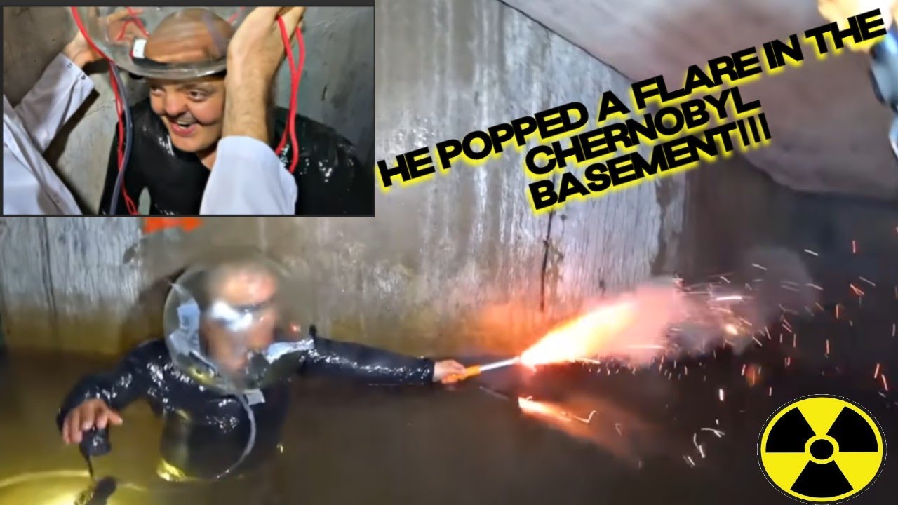 5 Crazy Ukrainians Go Swimming in the Radioactive Chernobyl Basement!!