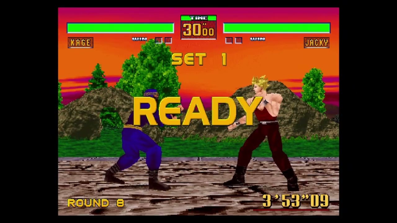[TAS] virtua fighter 2 kage (arcade mode) sega Saturn 